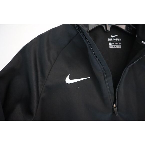Nike Therma 897186-010 Women’s Sz XS Black DRI-FIT 1/4 Zip Pullover Training Top - Picture 3 of 11
